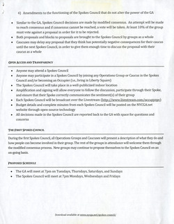 Four-page proposal by the Structure Working Group